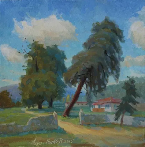 "isimsiz" eseri ALİM MUHTAR tarafından 2015 yılında 25x25 cm ölçülerinde Tuval üzeri yağlı boya tekniği ile yapılmıştır.