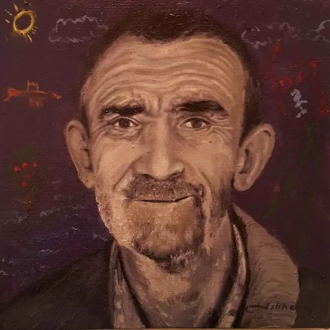 "Adım Özgürlük" eseri ASLIHAN İPEK tarafından 2015 yılında 25x25 cm ölçülerinde Tuval üzeri yağlı boya tekniği ile yapılmıştır.