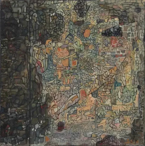 BİNNUR YÜCEBAŞ RUOCCO — “isimsiz”, 2015 "isimsiz" eseri BİNNUR YÜCEBAŞ RUOCCO tarafından 2015 yılında 25x25 cm ölçülerinde Tuval üzeri yağlı boya tekniği ile yapılmıştır.