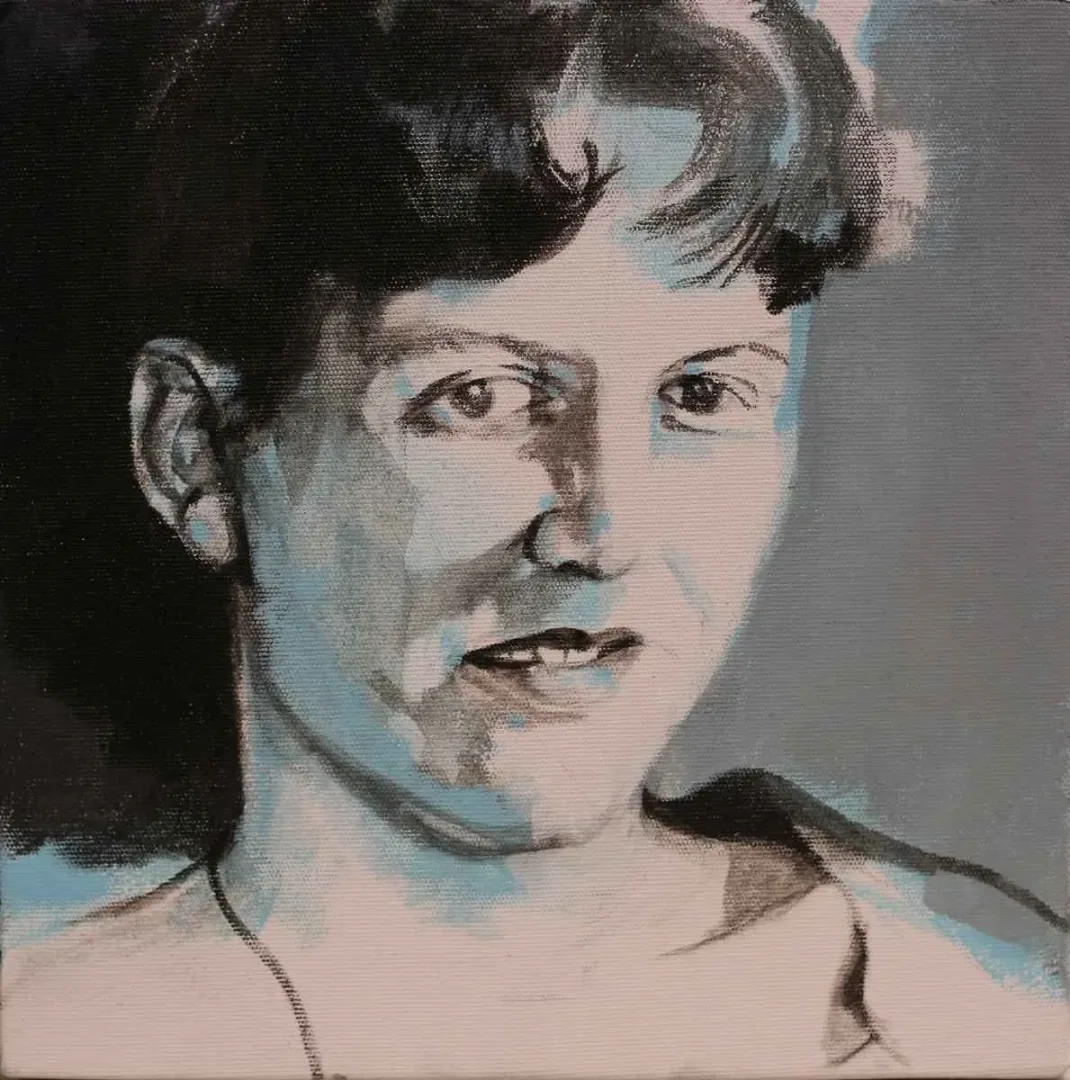 yakınlaştır "Sylvia Plath" eseri ÇİĞDEM DOĞAN tarafından 2015 yılında 25x25 cm ölçülerinde Tuval üzeri akrilik boya tekniği ile yapılmıştır.