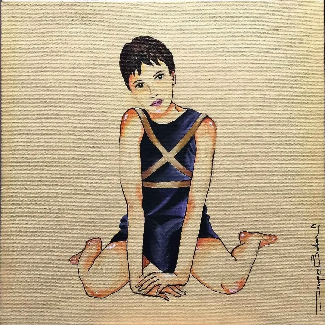 "isimsiz" eseri DUYGU BALCI KÜPELİ tarafından 2015 yılında 25x25 cm ölçülerinde Tuval üzeri yağlı boya tekniği ile yapılmıştır.