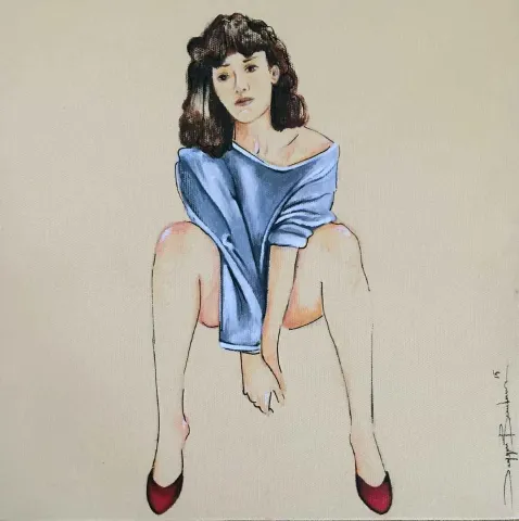 DUYGU BALCI KÜPELİ — “isimsiz”, 2015 "isimsiz" eseri DUYGU BALCI KÜPELİ tarafından 2015 yılında 25x25 cm ölçülerinde Tuval üzeri yağlı boya tekniği ile yapılmıştır.