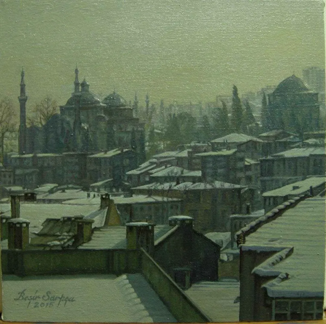 "isimsiz" eseri BEŞİR SARPÇA tarafından 2015 yılında 25x25 cm ölçülerinde Tuval üzeri yağlı boya tekniği ile yapılmıştır.