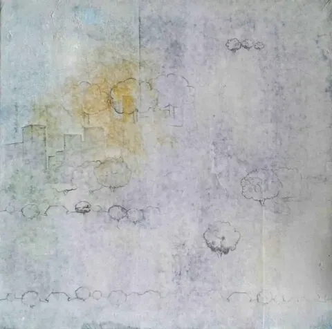 "isimsiz" eseri ESRA OSKAY tarafından 2015 yılında 25x25 cm ölçülerinde Tuval üzeri yağlı boya tekniği ile yapılmıştır.