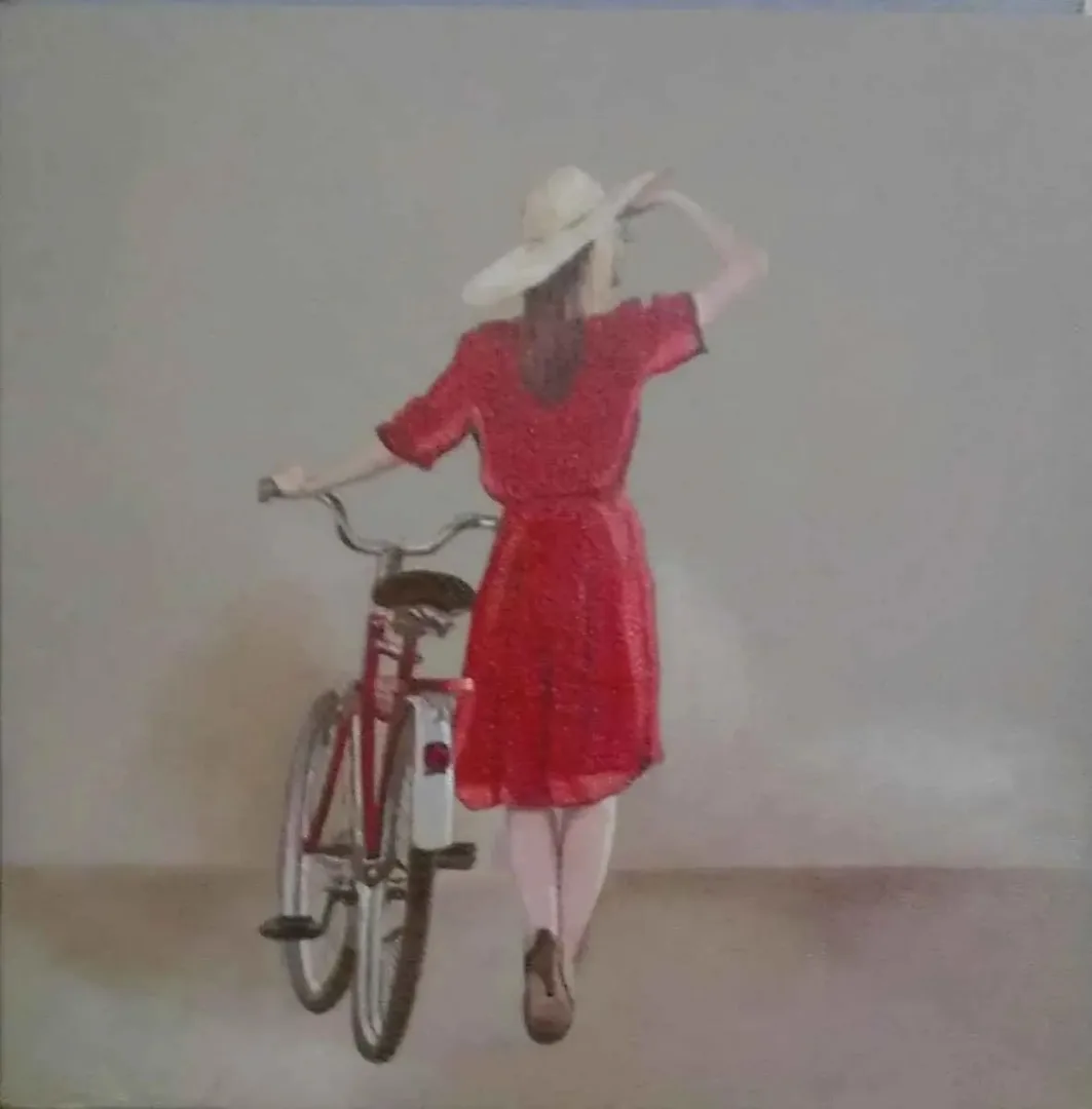 "isimsiz" eseri FATMA DİRİK ÜNER tarafından 2015 yılında 25x25 cm ölçülerinde Tuval üzeri akrilik boya tekniği ile yapılmıştır.