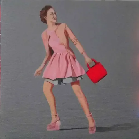 "isimsiz" eseri FATMA DİRİK ÜNER tarafından 2015 yılında 25x25 cm ölçülerinde Tuval üzeri akrilik boya tekniği ile yapılmıştır.