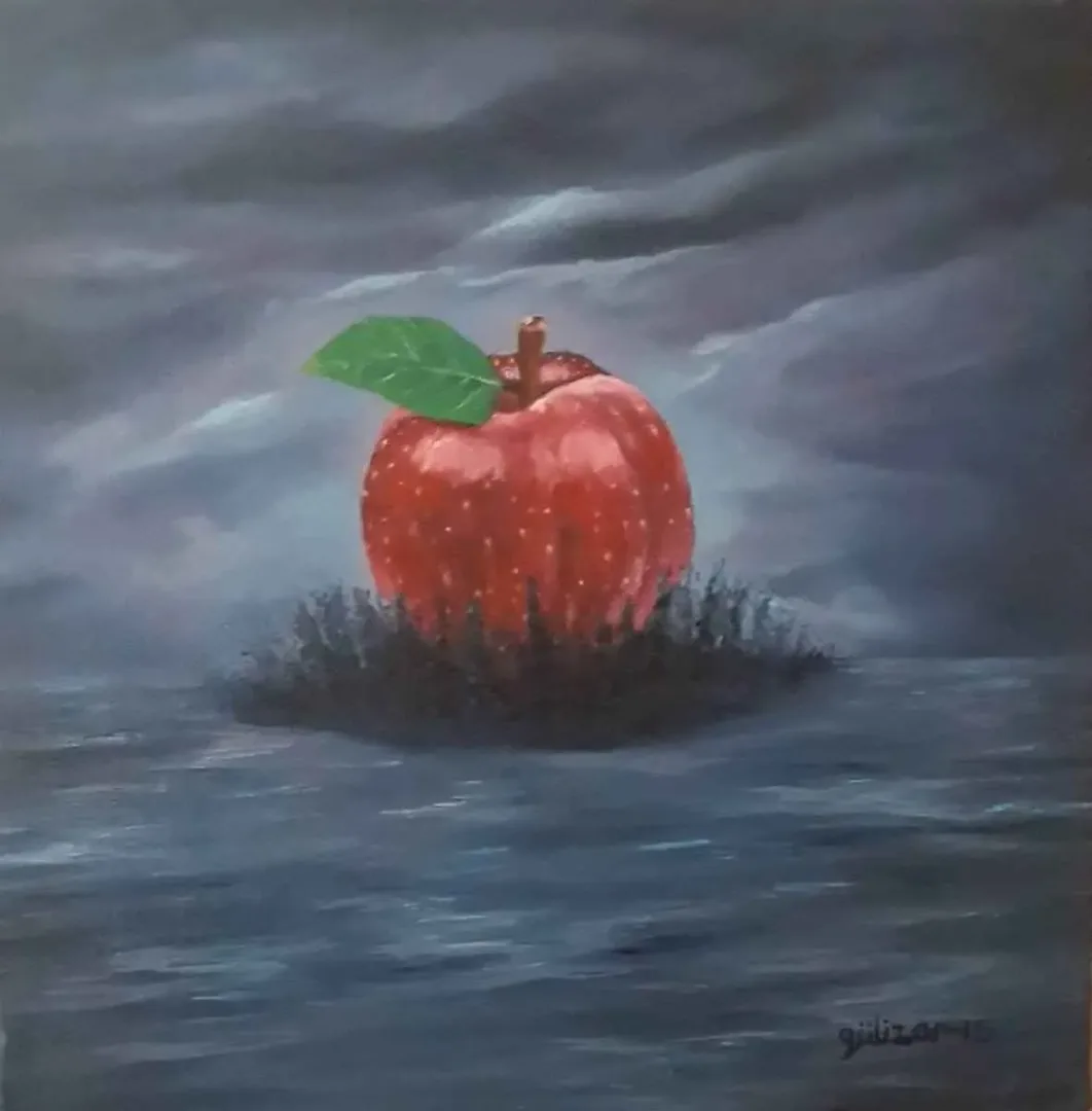 GÜLİZAR YAMAK — “isimsiz”, 2015 "isimsiz" eseri GÜLİZAR YAMAK tarafından 2015 yılında 25x25 cm ölçülerinde Tuval üzeri yağlı boya tekniği ile yapılmıştır.