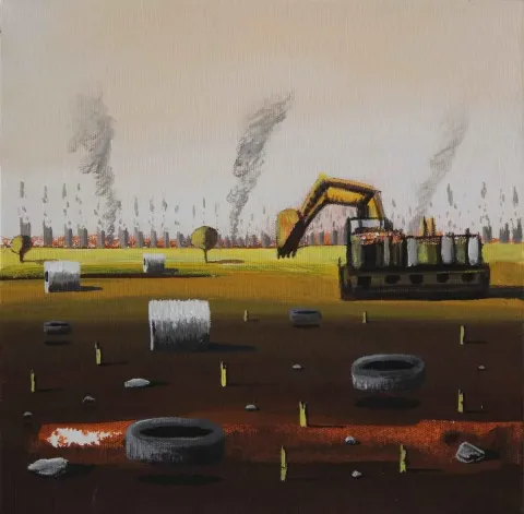 HAKAN ADA — “isimsiz”, 2015 "isimsiz" eseri HAKAN ADA tarafından 2015 yılında 25x25 cm ölçülerinde Tuval üzeri akrilik boya tekniği ile yapılmıştır.