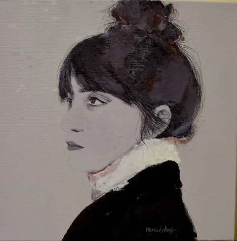 HAMİDE BAŞER — “isimsiz”, 2015 "isimsiz" eseri HAMİDE BAŞER tarafından 2015 yılında 25x25 cm ölçülerinde Tuval üzeri akrilik boya tekniği ile yapılmıştır.