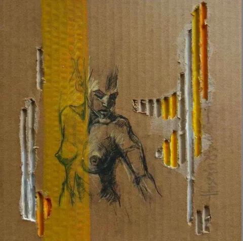 "Ünzile" eseri HÜSEYİN ÖZNÜLÜER tarafından 2015 yılında 25x25 cm ölçülerinde Karışık teknik tekniği ile yapılmıştır.