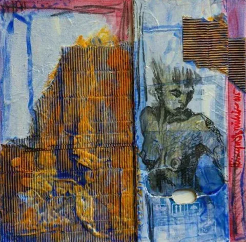 "Ünzile" eseri HÜSEYİN ÖZNÜLÜER tarafından 2015 yılında 25x25 cm ölçülerinde Karışık teknik tekniği ile yapılmıştır.