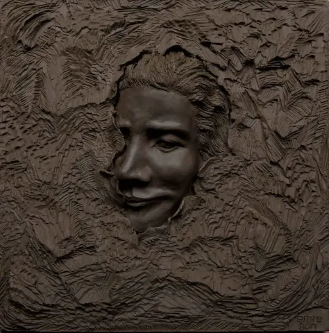 EMRE GÜN — “isimsiz”, 2015 "isimsiz" eseri EMRE GÜN tarafından 2015 yılında 25x25 cm ölçülerinde Seramik tekniği ile yapılmıştır.