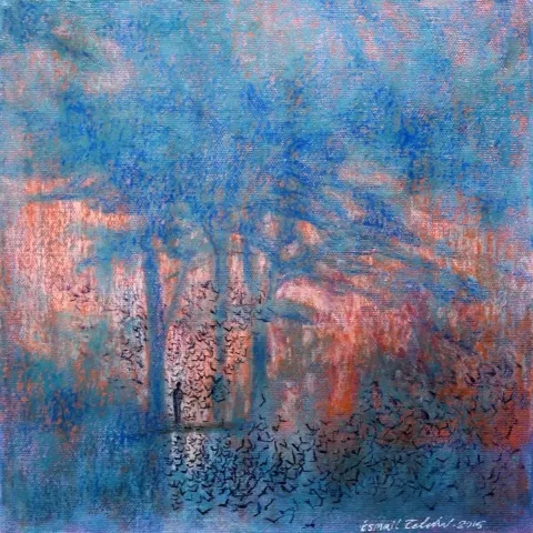 İSMAİL TETİKÇİ — “isimsiz”, 2015 "isimsiz" eseri İSMAİL TETİKÇİ tarafından 2015 yılında 25x25 cm ölçülerinde Tuval üzeri akrilik boya tekniği ile yapılmıştır.