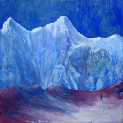 İSMAİL TETİKÇİ — “isimsiz”, 2015 "isimsiz" eseri İSMAİL TETİKÇİ tarafından 2015 yılında 25x25 cm ölçülerinde Tuval üzeri akrilik boya tekniği ile yapılmıştır.