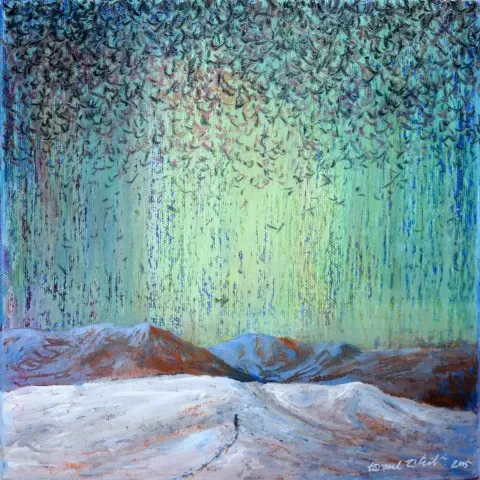 İSMAİL TETİKÇİ — “isimsiz”, 2015 "isimsiz" eseri İSMAİL TETİKÇİ tarafından 2015 yılında 25x25 cm ölçülerinde Tuval üzeri akrilik boya tekniği ile yapılmıştır.