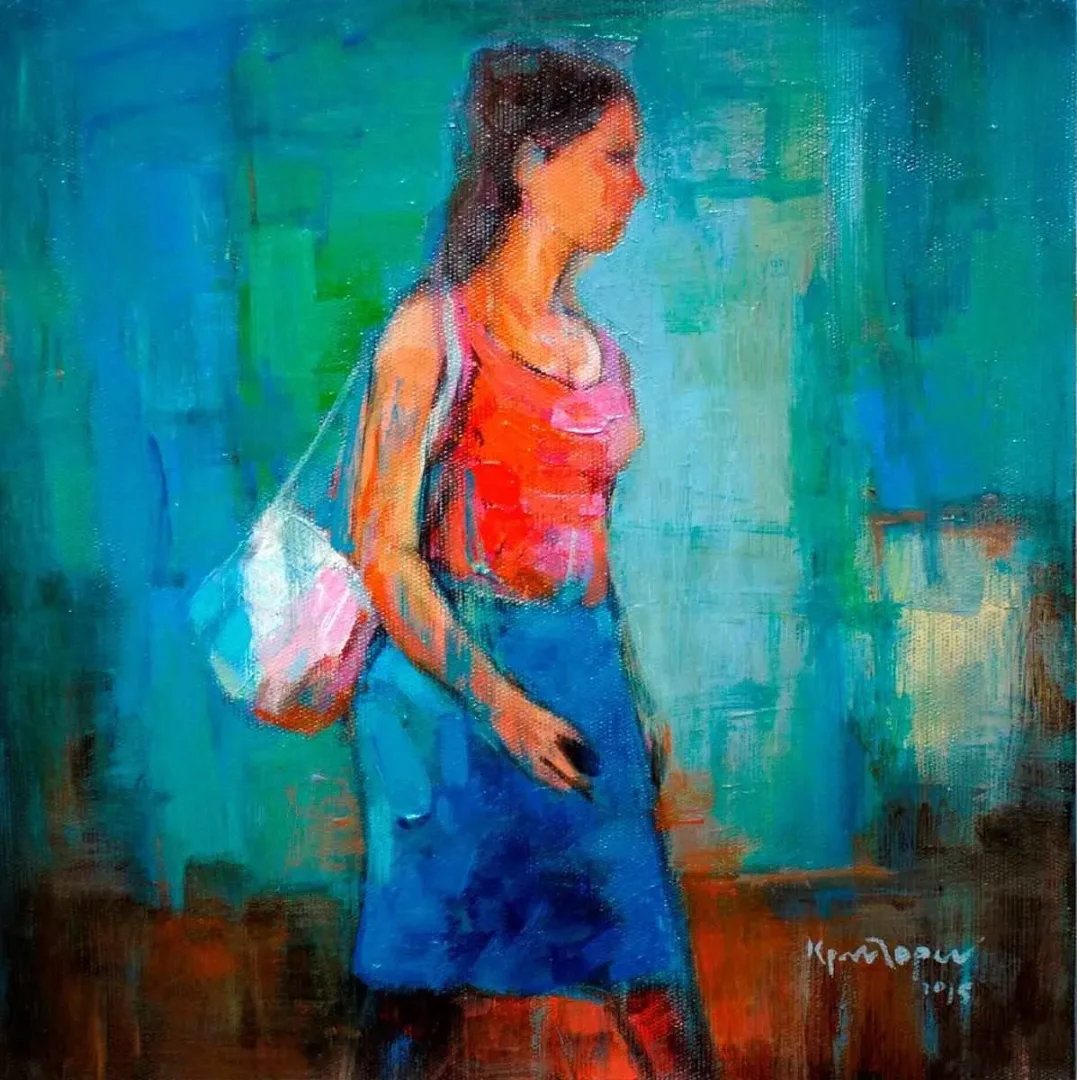 KEMAL TOPÇU — “isimsiz”, 2015 "isimsiz" eseri KEMAL TOPÇU tarafından 2015 yılında 25x25 cm ölçülerinde Tuval üzeri akrilik boya tekniği ile yapılmıştır.