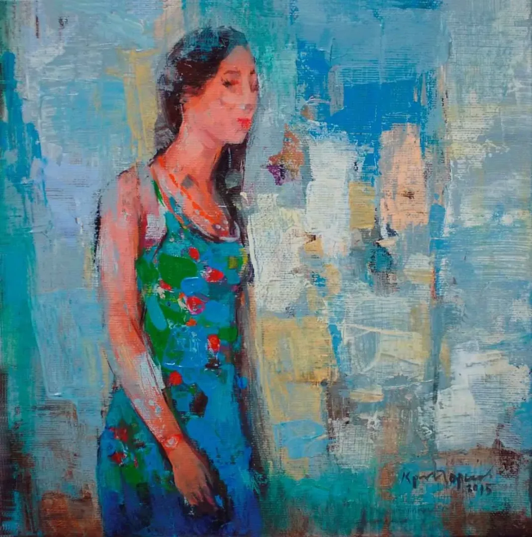 KEMAL TOPÇU — “isimsiz”, 2015 "isimsiz" eseri KEMAL TOPÇU tarafından 2015 yılında 25x25 cm ölçülerinde Tuval üzeri akrilik boya tekniği ile yapılmıştır.