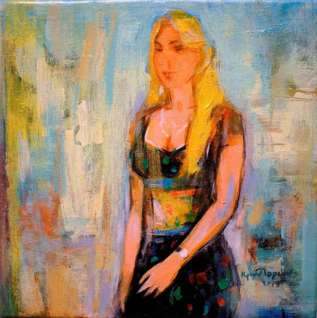 KEMAL TOPÇU — “isimsiz”, 2015 "isimsiz" eseri KEMAL TOPÇU tarafından 2015 yılında 25x25 cm ölçülerinde Tuval üzeri akrilik boya tekniği ile yapılmıştır.