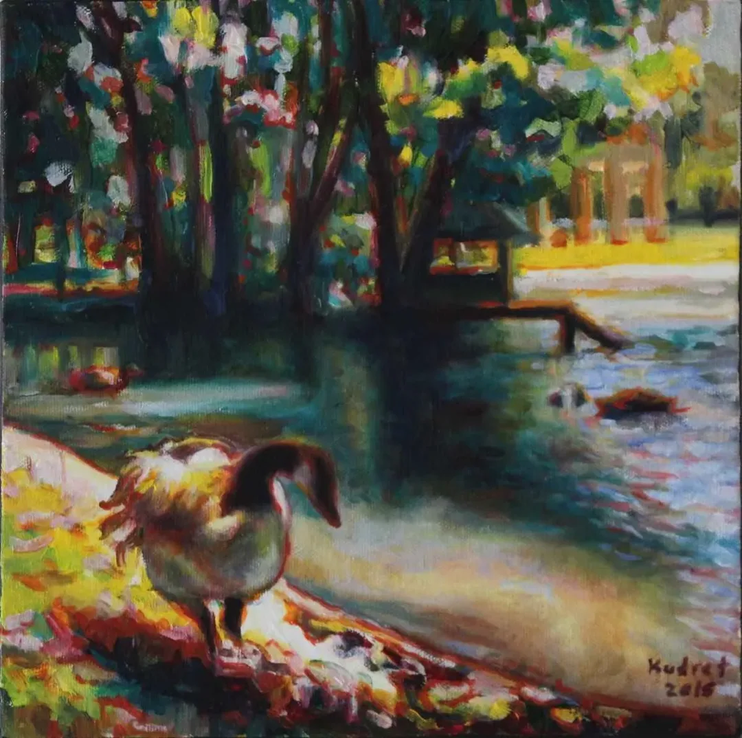 KUDRET TÜRKÜM — “isimsiz”, 2015 "isimsiz" eseri KUDRET TÜRKÜM tarafından 2015 yılında 25x25 cm ölçülerinde Tuval üzeri akrilik boya tekniği ile yapılmıştır.