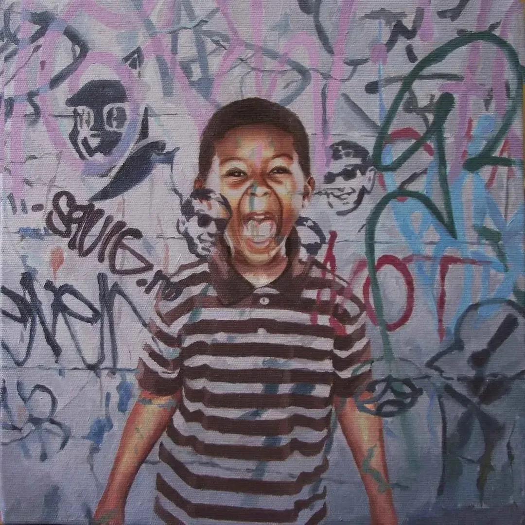 "isimsiz" eseri M. EMRAH AKKAYÜZ tarafından 2015 yılında 25x25 cm ölçülerinde Tuval üzeri yağlı boya tekniği ile yapılmıştır.