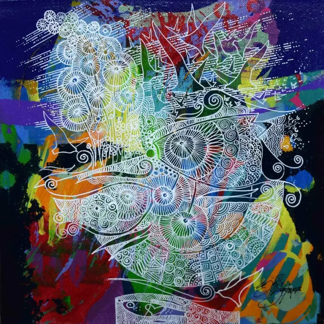 ENGİN KORKMAZ — “isimsiz”, 2015 "isimsiz" eseri ENGİN KORKMAZ tarafından 2015 yılında 25x25 cm ölçülerinde Tuval üzeri akrilik boya tekniği ile yapılmıştır.