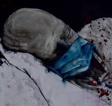 MELTEM KOÇAK — “Monokrom Hayatlar”, 2015 "Monokrom Hayatlar" eseri MELTEM KOÇAK tarafından 2015 yılında 25x25 cm ölçülerinde Tuval üzeri akrilik boya tekniği ile yapılmıştır.