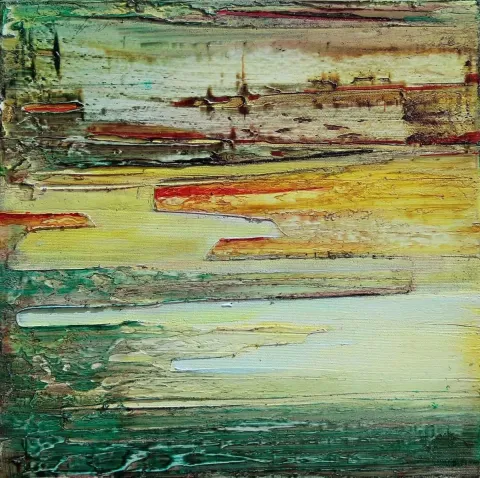 MUSA GÜNEY — “isimsiz”, 2015 "isimsiz" eseri MUSA GÜNEY tarafından 2015 yılında 25x25 cm ölçülerinde Tuval üzeri yağlı boya tekniği ile yapılmıştır.