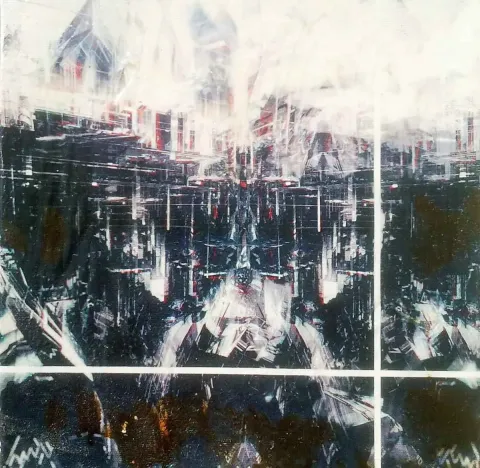 MUSTAFA MUTLU — “Alternatif Senfoni”, 2015 "Alternatif Senfoni" eseri MUSTAFA MUTLU tarafından 2015 yılında 25x25 cm ölçülerinde Tuval üzeri akrilik boya tekniği ile yapılmıştır.