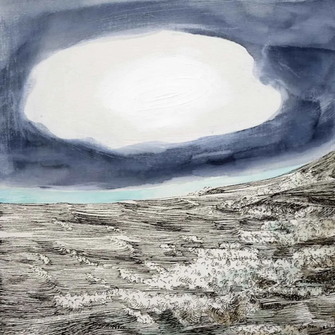 NURHAN YEŞİL — “isimsiz”, 2015 "isimsiz" eseri NURHAN YEŞİL tarafından 2015 yılında 25x25 cm ölçülerinde Tuval üzeri akrilik boya tekniği ile yapılmıştır.