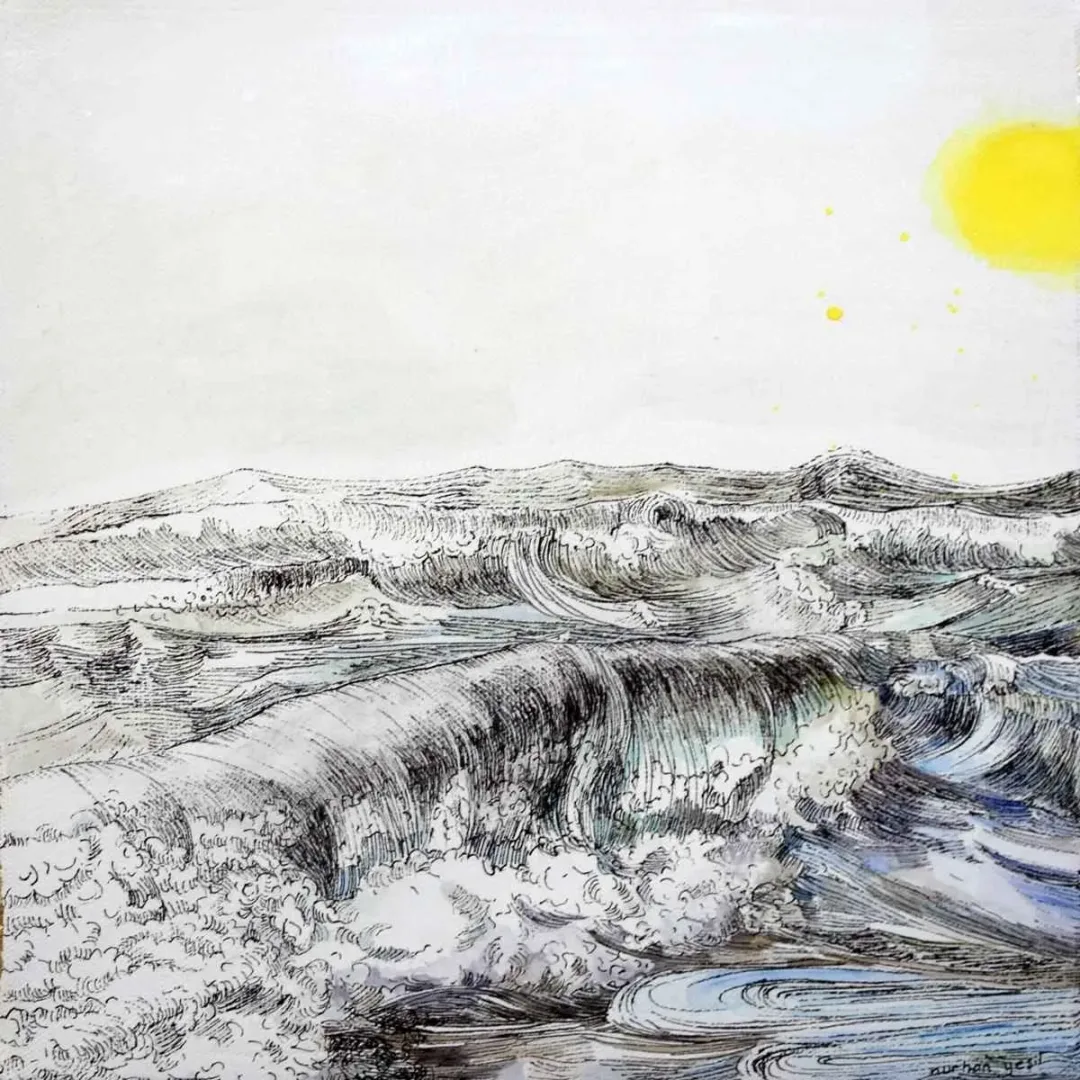 NURHAN YEŞİL — “isimsiz”, 2015 "isimsiz" eseri NURHAN YEŞİL tarafından 2015 yılında 25x25 cm ölçülerinde Tuval üzeri akrilik boya tekniği ile yapılmıştır.