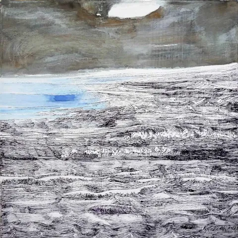 NURHAN YEŞİL — “isimsiz”, 2015 "isimsiz" eseri NURHAN YEŞİL tarafından 2015 yılında 25x25 cm ölçülerinde Tuval üzeri akrilik boya tekniği ile yapılmıştır.
