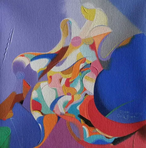 "isimsiz" eseri OLGA GRAFOVA DİLEK tarafından 2015 yılında 25x25 cm ölçülerinde Tuval üzeri akrilik boya tekniği ile yapılmıştır.