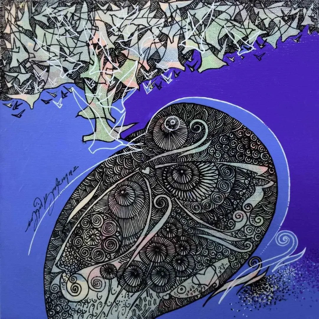 ENGİN KORKMAZ — “isimsiz”, 2015 "isimsiz" eseri ENGİN KORKMAZ tarafından 2015 yılında 25x25 cm ölçülerinde Tuval üzeri akrilik boya tekniği ile yapılmıştır.