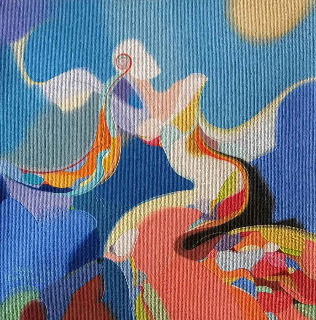yakınlaştır "isimsiz" eseri OLGA GRAFOVA DİLEK tarafından 2015 yılında 25x25 cm ölçülerinde Tuval üzeri akrilik boya tekniği ile yapılmıştır.