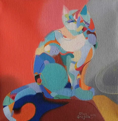 OLGA GRAFOVA DİLEK — “isimsiz”, 2015 "isimsiz" eseri OLGA GRAFOVA DİLEK tarafından 2015 yılında 25x25 cm ölçülerinde Tuval üzeri akrilik boya tekniği ile yapılmıştır.