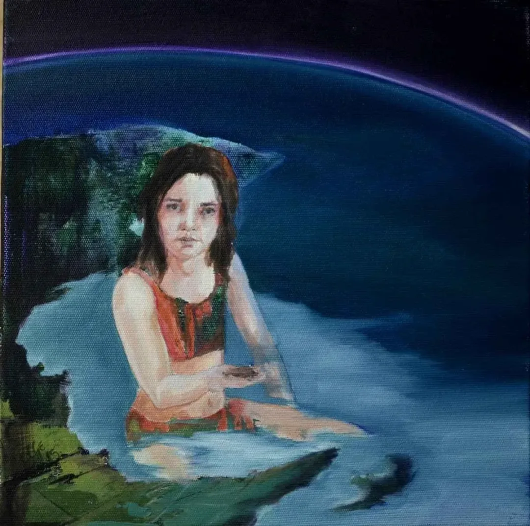 ÖZGE KUL — “isimsiz”, 2015 "isimsiz" eseri ÖZGE KUL tarafından 2015 yılında 25x25 cm ölçülerinde Tuval üzeri yağlı boya tekniği ile yapılmıştır.
