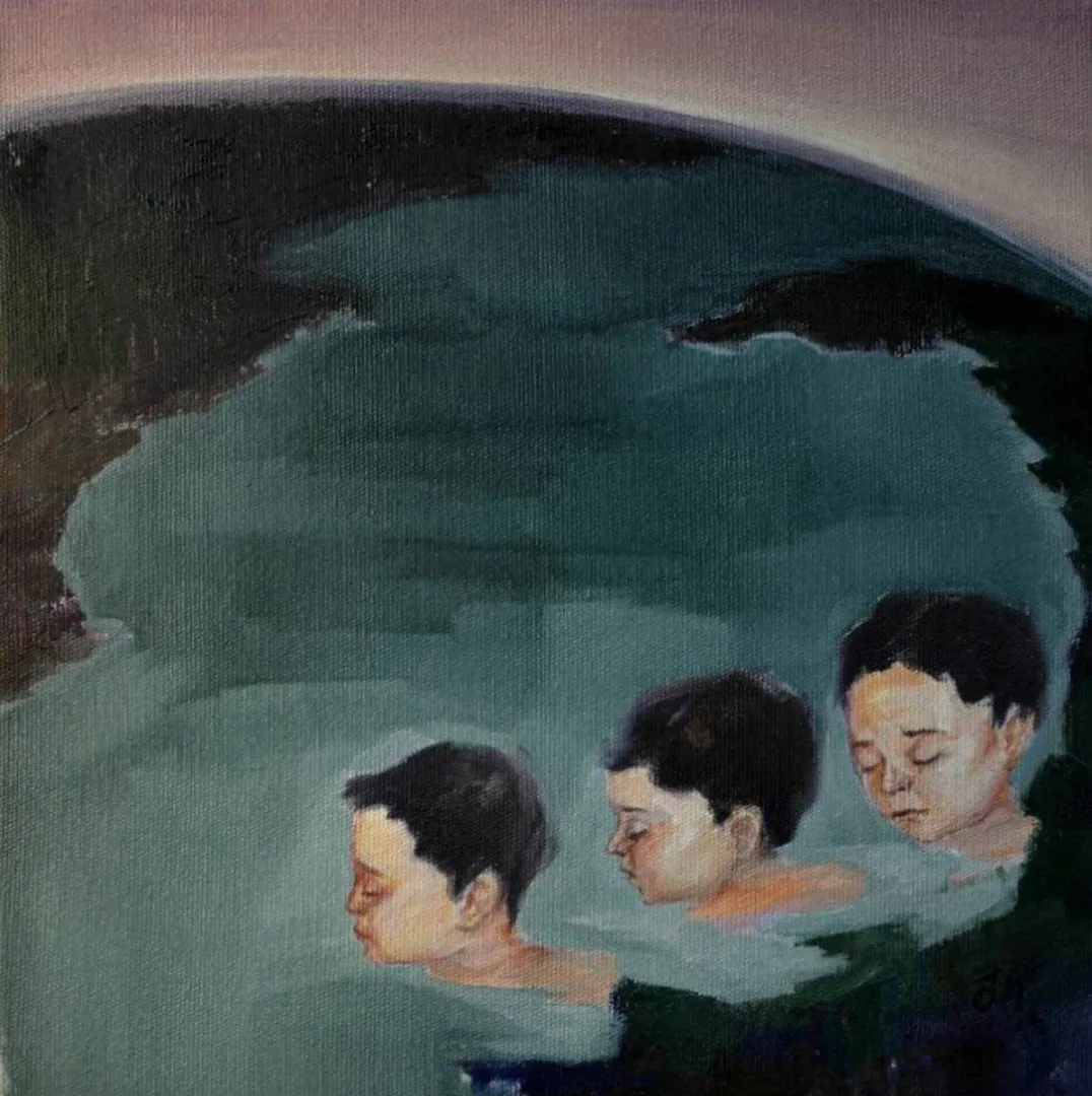 ÖZGE KUL — “isimsiz”, 2015 "isimsiz" eseri ÖZGE KUL tarafından 2015 yılında 25x25 cm ölçülerinde Tuval üzeri yağlı boya tekniği ile yapılmıştır.