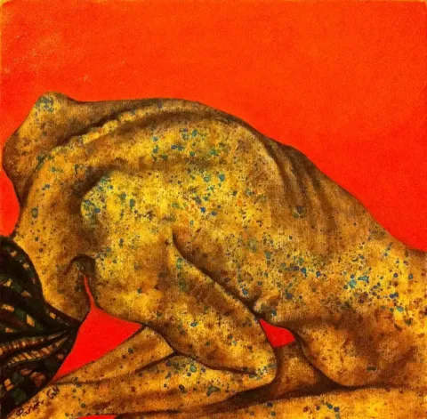 "isimsiz" eseri PARVİN GHORBANZADEH DİZAJİ tarafından 2015 yılında 25x25 cm ölçülerinde Tuval üzeri akrilik boya tekniği ile yapılmıştır.