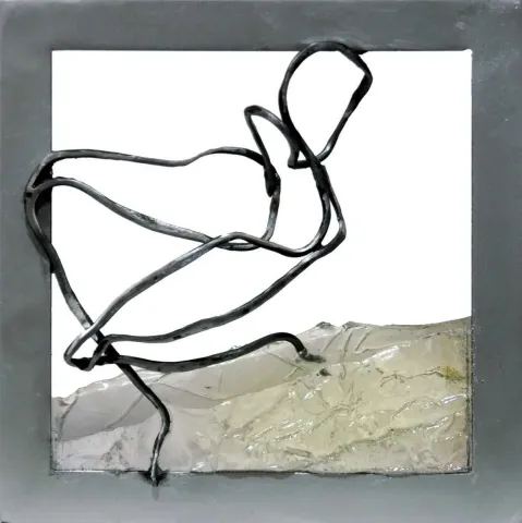 SANEM TUFAN — “isimsiz”, 2015 "isimsiz" eseri SANEM TUFAN tarafından 2015 yılında 25x25 cm ölçülerinde Karışık teknik tekniği ile yapılmıştır.