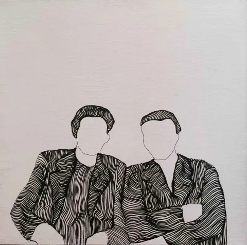 SEVİM KAYA — “isimsiz”, 2015 "isimsiz" eseri SEVİM KAYA tarafından 2015 yılında 25x25 cm ölçülerinde Tuval üzeri akrilik boya tekniği ile yapılmıştır.