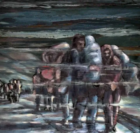 TOLGA BOZTOPRAK — “isimsiz”, 2015 "isimsiz" eseri TOLGA BOZTOPRAK tarafından 2015 yılında 25x25 cm ölçülerinde Tuval üzeri yağlı boya tekniği ile yapılmıştır.