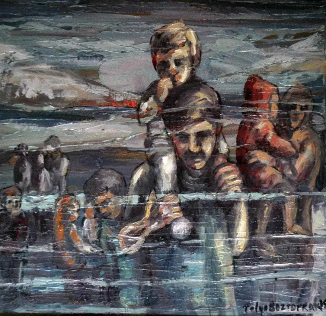 TOLGA BOZTOPRAK — “isimsiz”, 2015 "isimsiz" eseri TOLGA BOZTOPRAK tarafından 2015 yılında 25x25 cm ölçülerinde Tuval üzeri yağlı boya tekniği ile yapılmıştır.