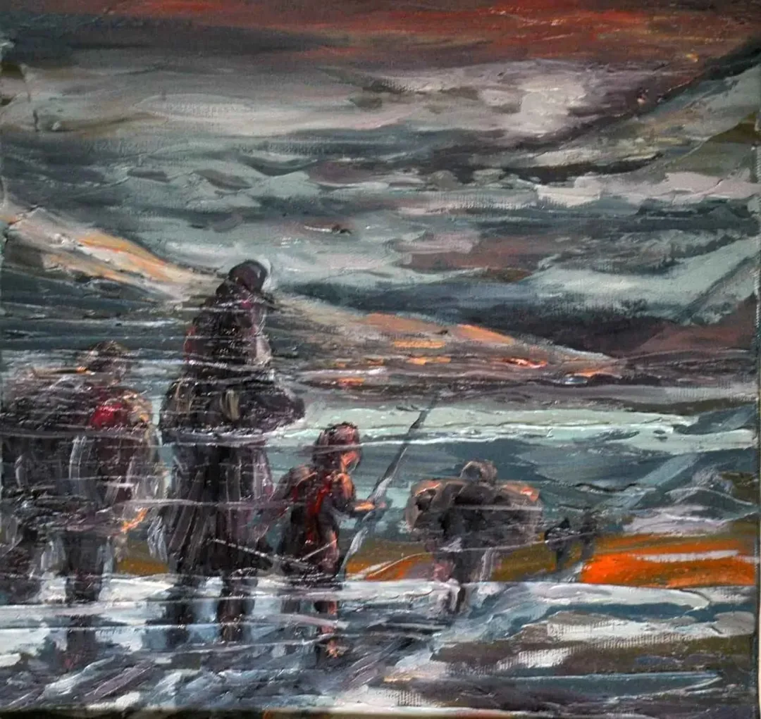 yakınlaştır "isimsiz" eseri TOLGA BOZTOPRAK tarafından 2015 yılında 25x25 cm ölçülerinde Tuval üzeri yağlı boya tekniği ile yapılmıştır.