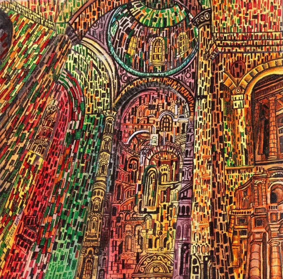 UĞUR ÖZEN — “isimsiz”, 2015 "isimsiz" eseri UĞUR ÖZEN tarafından 2015 yılında 25x25 cm ölçülerinde Tuval üzeri akrilik boya tekniği ile yapılmıştır.