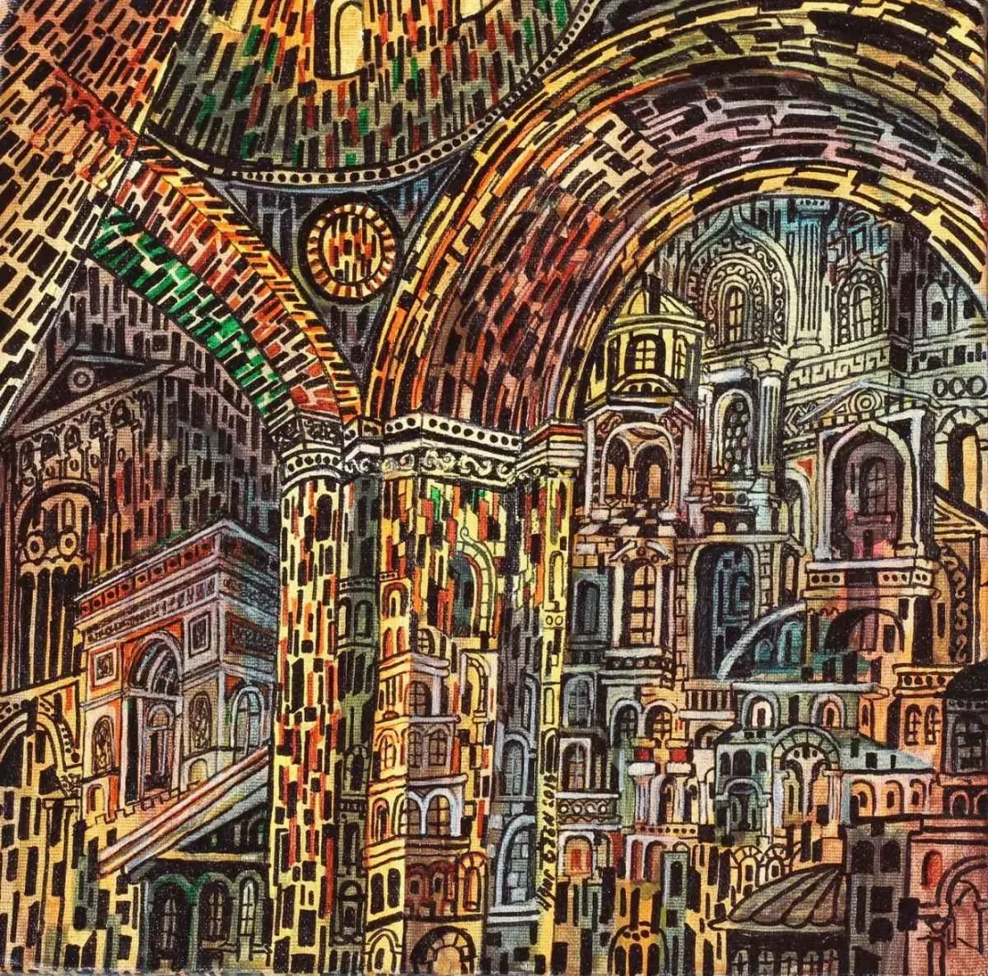 UĞUR ÖZEN — “isimsiz”, 2015 "isimsiz" eseri UĞUR ÖZEN tarafından 2015 yılında 25x25 cm ölçülerinde Tuval üzeri akrilik boya tekniği ile yapılmıştır.