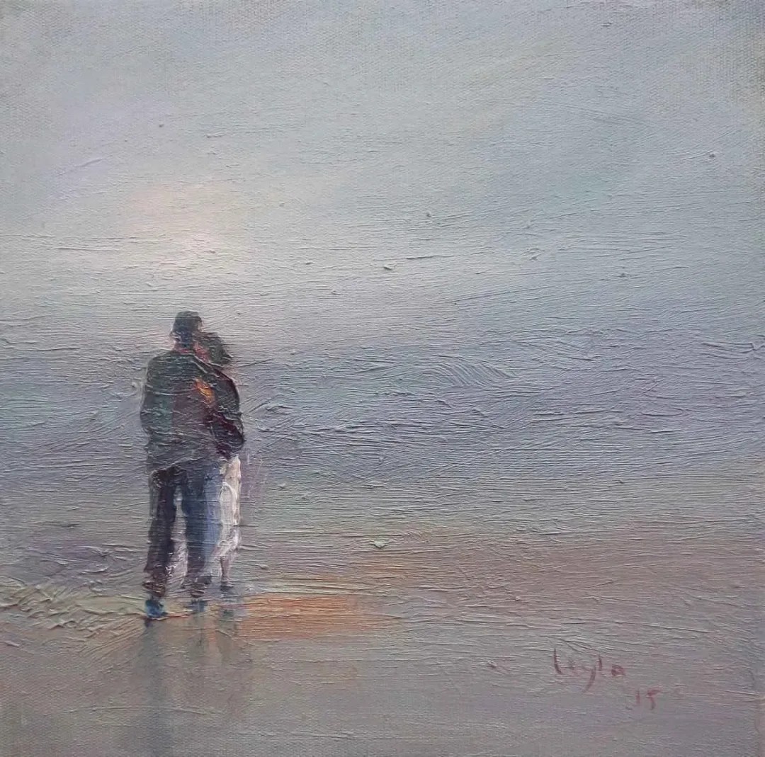 "isimsiz" eseri LEYLA KÜÇÜK tarafından 2015 yılında 25x25 cm ölçülerinde Tuval üzeri yağlı boya tekniği ile yapılmıştır.