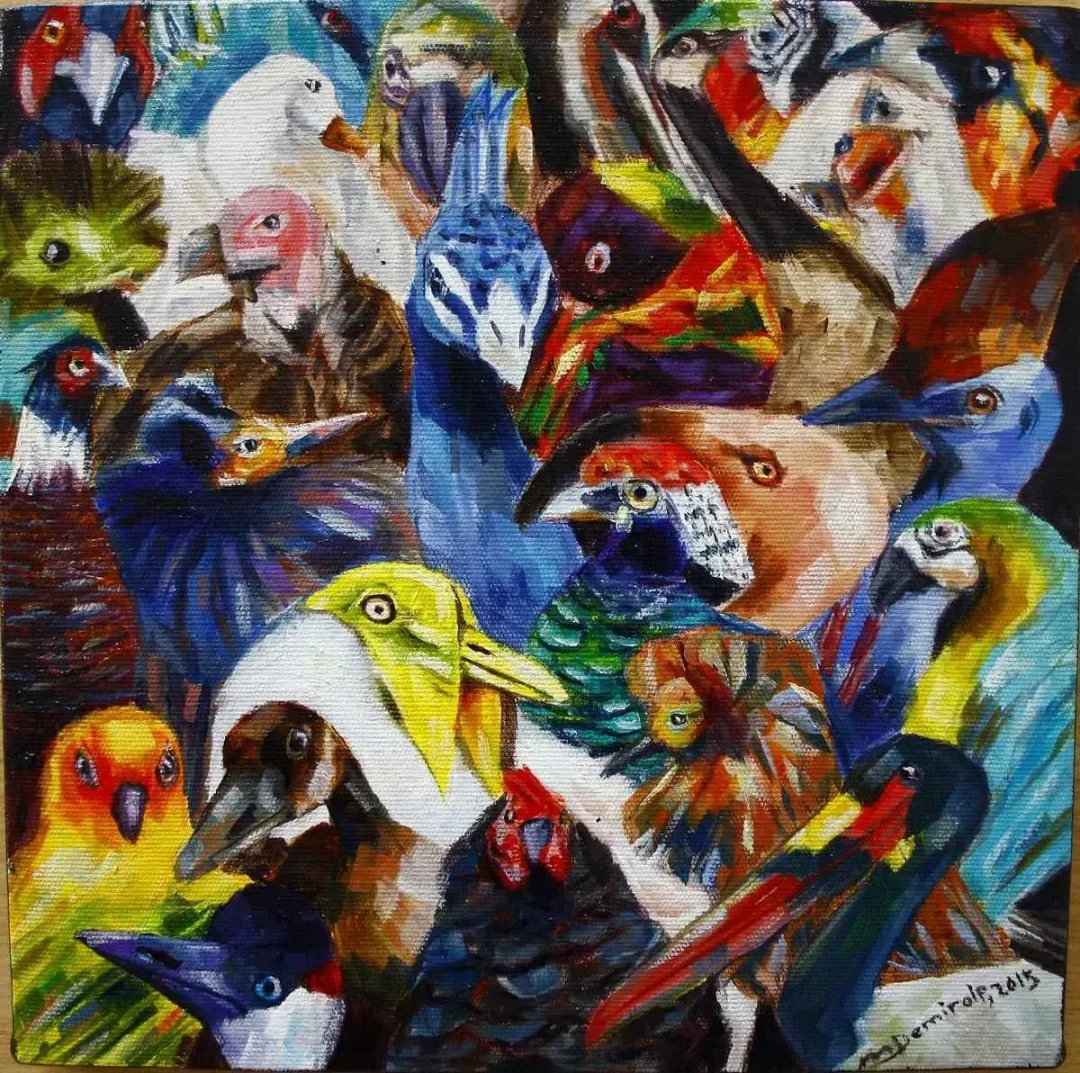 MEHMET DEMİRALP — “isimsiz”, 2015 "isimsiz" eseri MEHMET DEMİRALP tarafından 2015 yılında 25x25 cm ölçülerinde Tuval üzeri yağlı boya tekniği ile yapılmıştır.