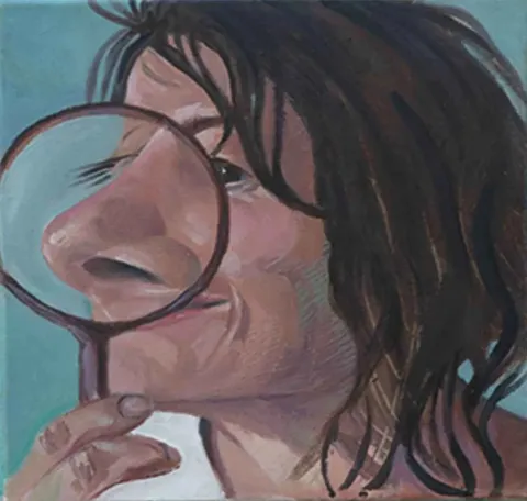 ŞERİFE KARAMÜFTÜOĞLU — “Beş Duyu”, 2015 "Beş Duyu" eseri ŞERİFE KARAMÜFTÜOĞLU tarafından 2015 yılında 25x25 cm ölçülerinde Tuval üzeri yağlı boya tekniği ile yapılmıştır.
