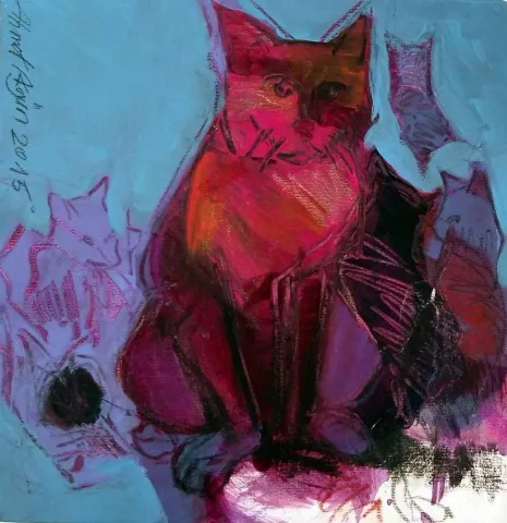 "isimsiz" eseri AHMET AKGÜN tarafından 2015 yılında 25x25 cm ölçülerinde Tuval üzeri yağlı boya tekniği ile yapılmıştır.