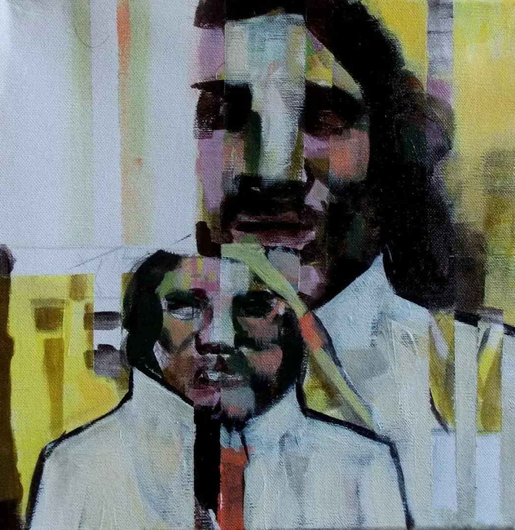 AHMET UZUNER — “isimsiz”, 2015 "isimsiz" eseri AHMET UZUNER tarafından 2015 yılında 25x25 cm ölçülerinde Tuval üzeri akrilik boya tekniği ile yapılmıştır.